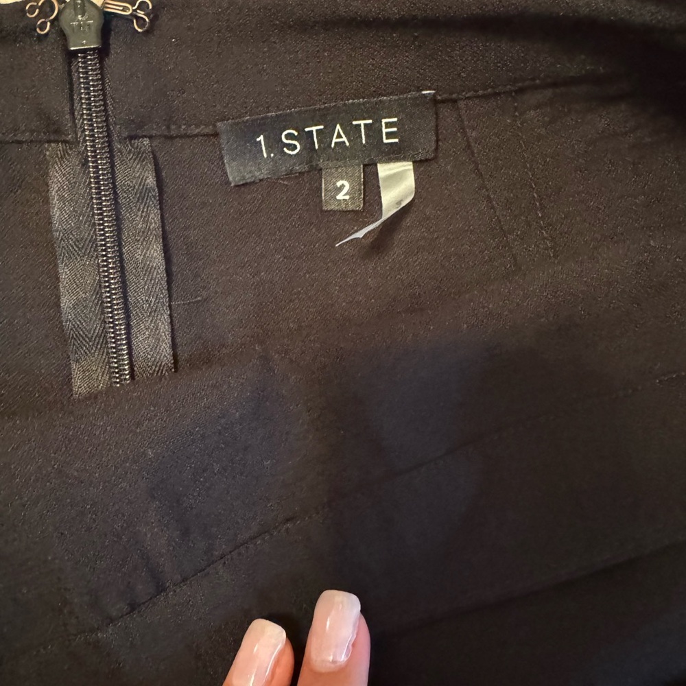 1. State Black Ruffle Mini Skirt - Picture 4 of 4